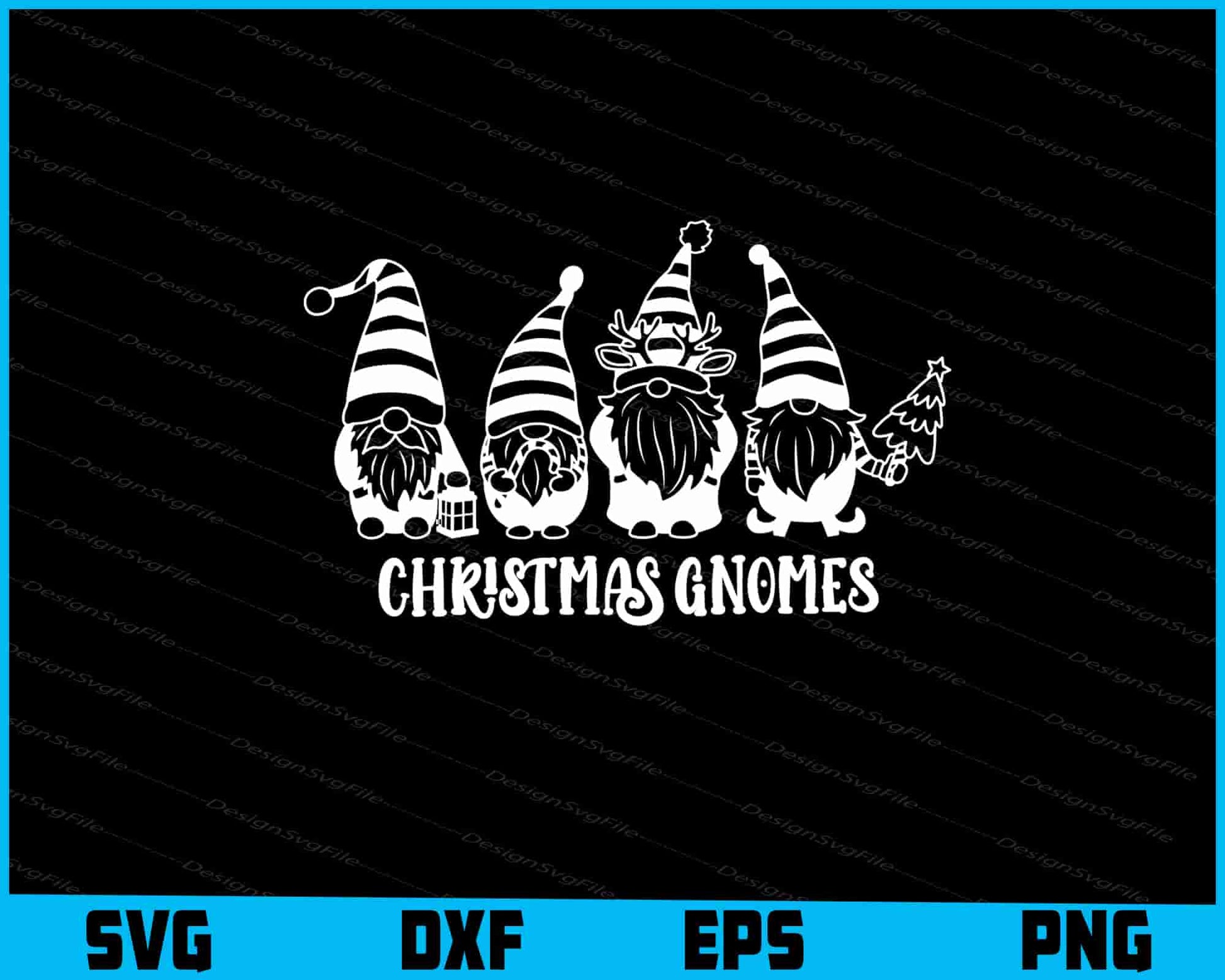 Merry Christmas Gnomes Svg Design Cricut Cutting Printable File  - Premium Cutting Files in SVG, PNG & EPS Formats - Premium SVG Cutting Files for Crafts