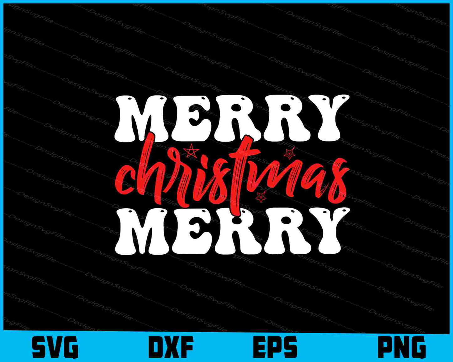 Merry Christmas Merry Svg Png Digital Sublimation Print File  - Premium Cutting Files in SVG, PNG & EPS Formats - Premium SVG Cutting Files for Crafts