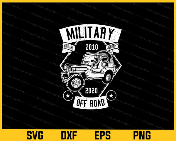 Military Off Road Car Svg Cutting Printable File