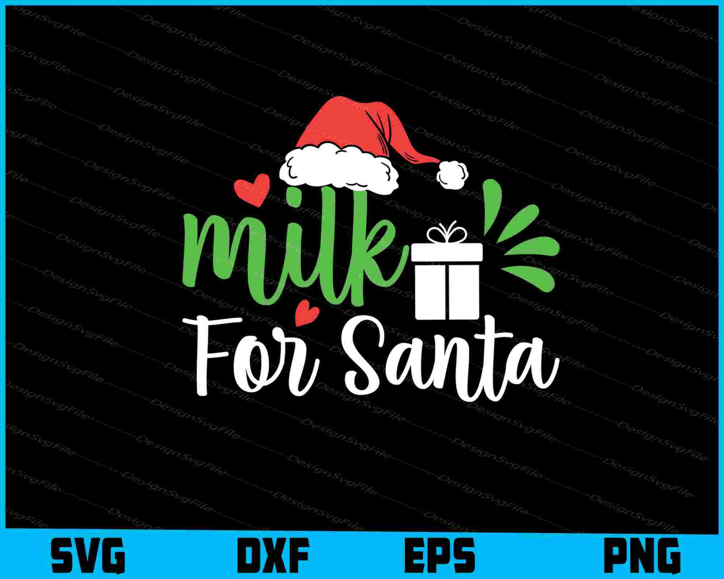 Milk For Santa Christmas