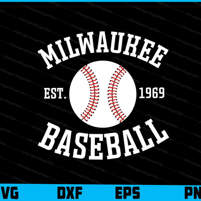 Milwaukee Baseball SVG