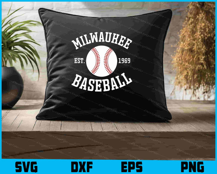 Milwaukee Baseball SVG