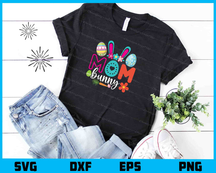 Mom Bunny Svg Cutting Printable File  - Premium Cutting Files in SVG, PNG & EPS Formats - Premium SVG Cutting Files for Crafts