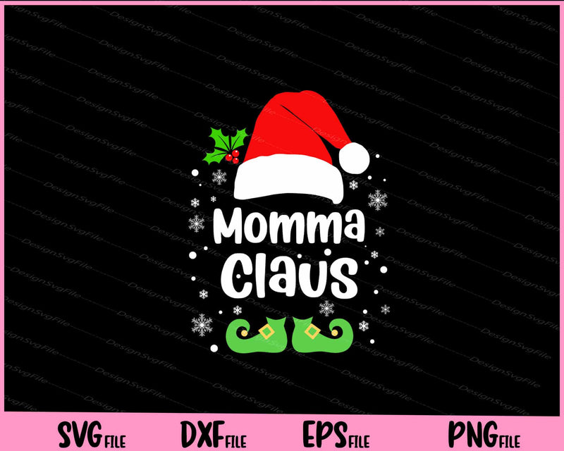 Momma Claus Christmas svg