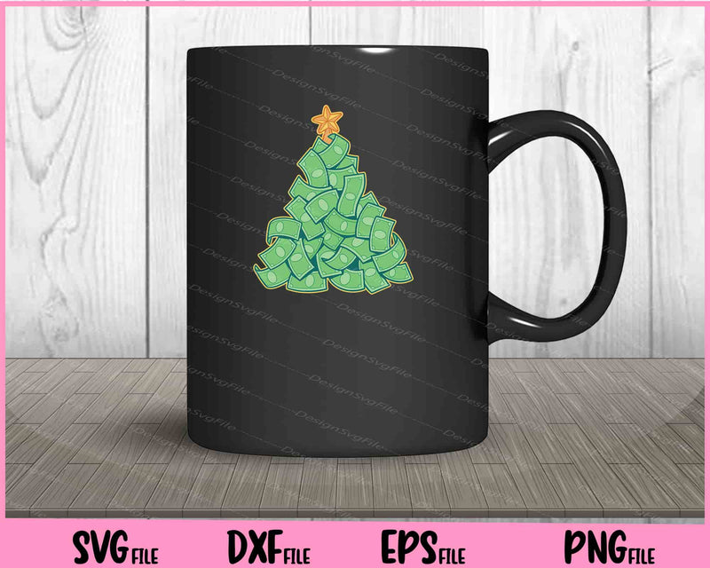 Money Christmas Tree mug