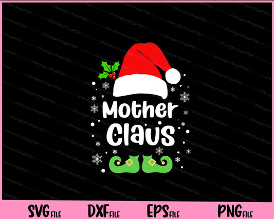 Mother Claus Christmas Svg Cutting Printable File  - Premium Cutting Files in SVG, PNG & EPS Formats - Premium SVG Cutting Files for Crafts