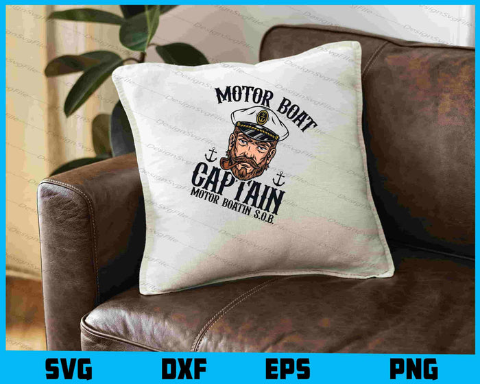Motor Boat Captain Motor Boatin S.O.B SVG