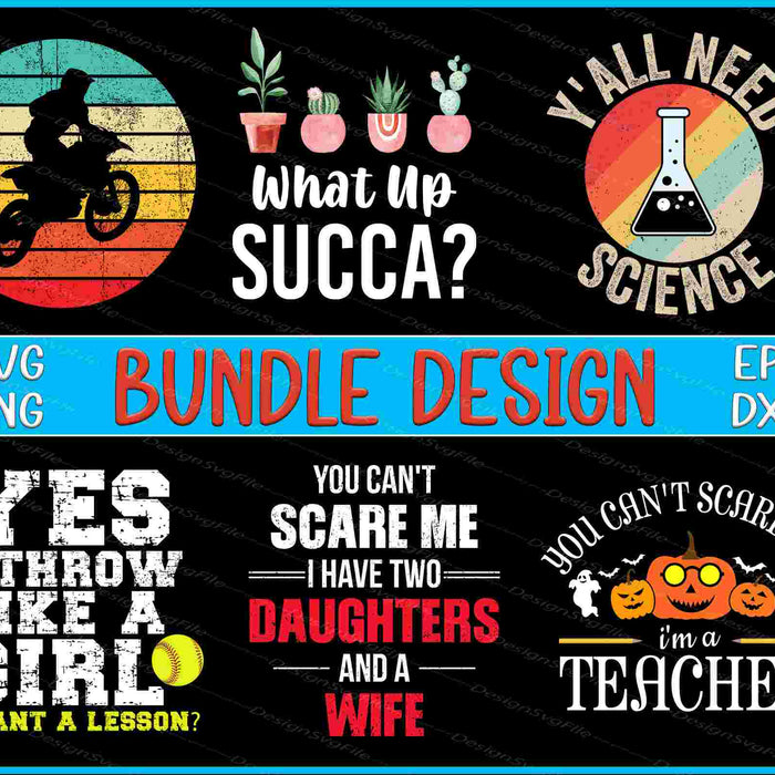 Collection of humorous and motivational quotes with graphics on a black background