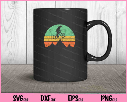 Mountain Bike Downhill Vintage MTB Svg Cutting Printable Files  - Premium Cutting Files in SVG, PNG & EPS Formats - Premium SVG Cutting Files for Crafts