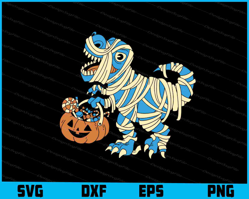 Mummy Dinosaur Halloween