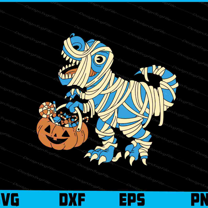 Mummy Dinosaur Halloween