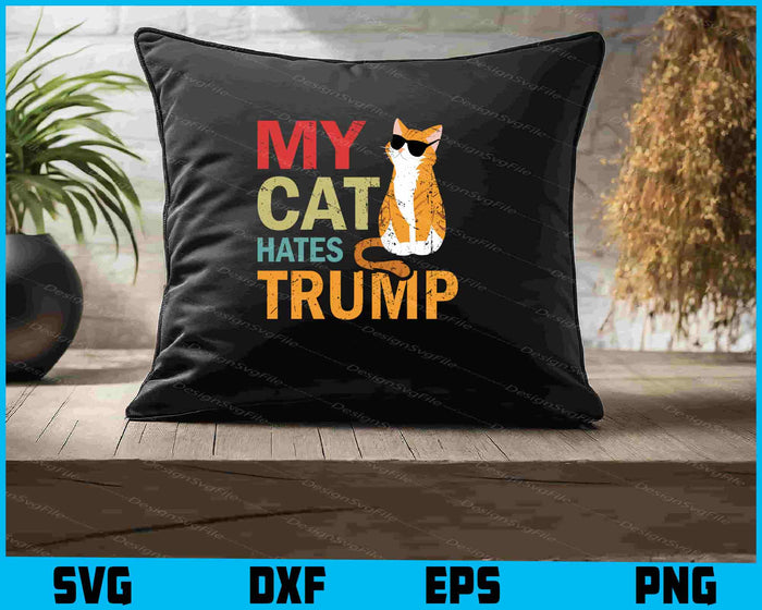 My Cat Hates Trump SVG