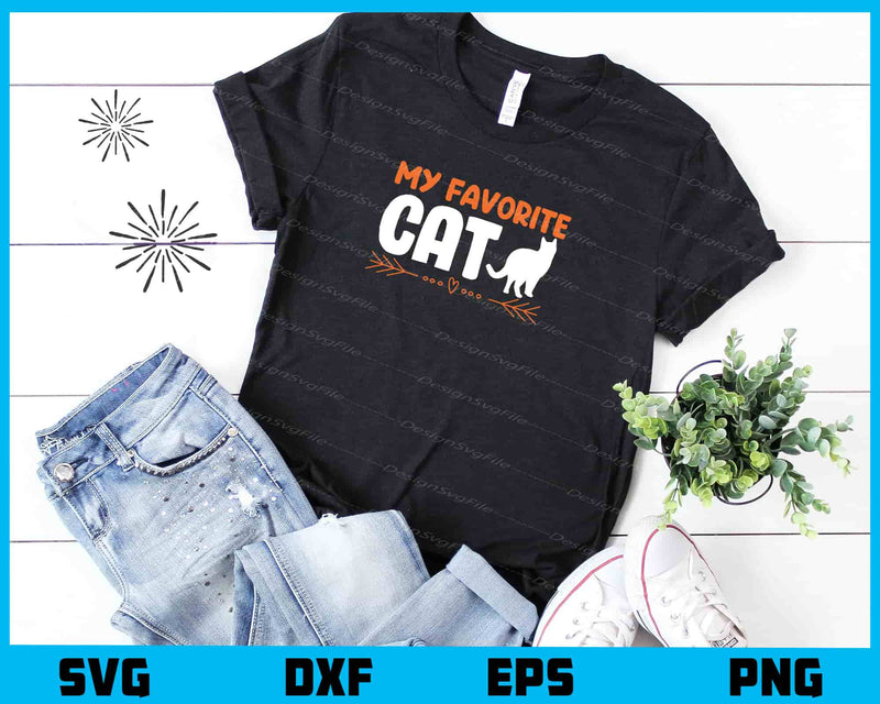 My Favorite Cat t shirt