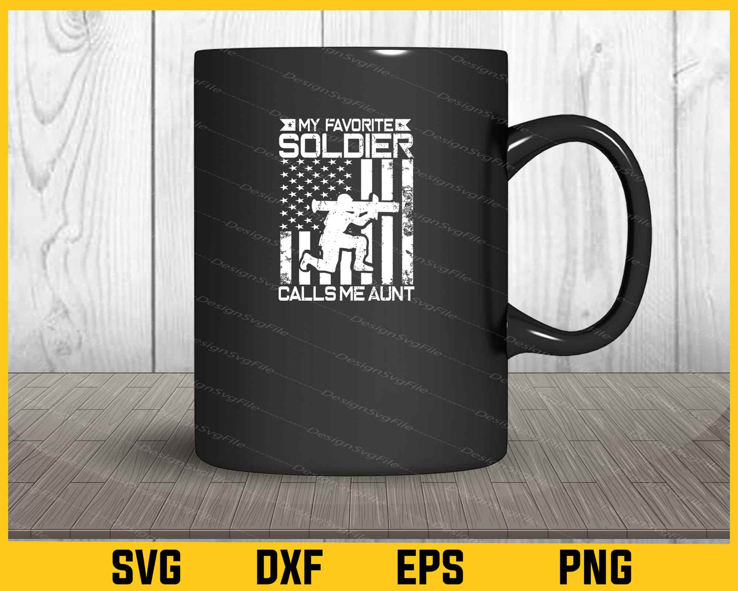 My Favourite Soldier Calls Me Aunt Svg Cutting Printable File  - Premium Cutting Files in SVG, PNG & EPS Formats - Premium SVG Cutting Files for Crafts