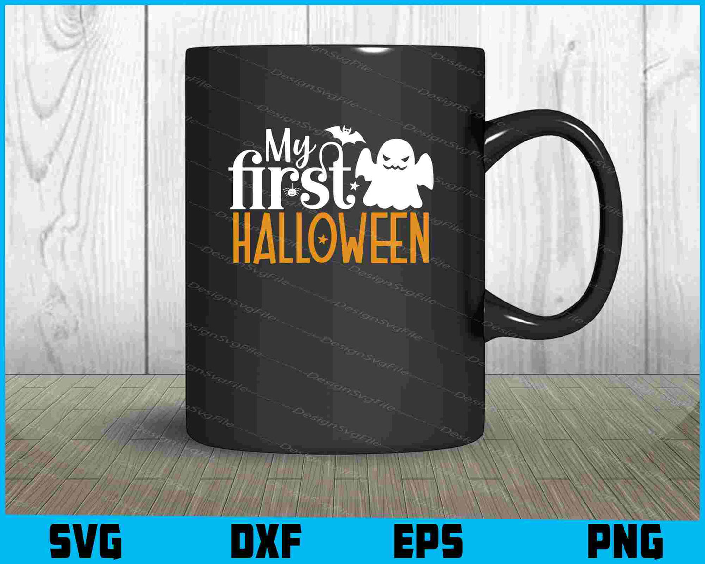 My First Halloween SVG PNG Design Printable File  - Premium Cutting Files in SVG, PNG & EPS Formats - Premium SVG Cutting Files for Crafts