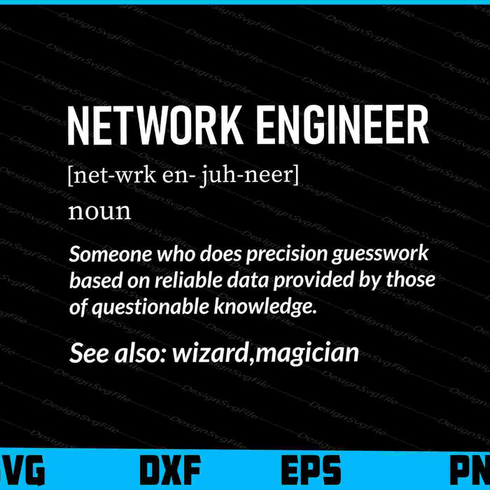 Network Engineering Network Engineer Definition SVG