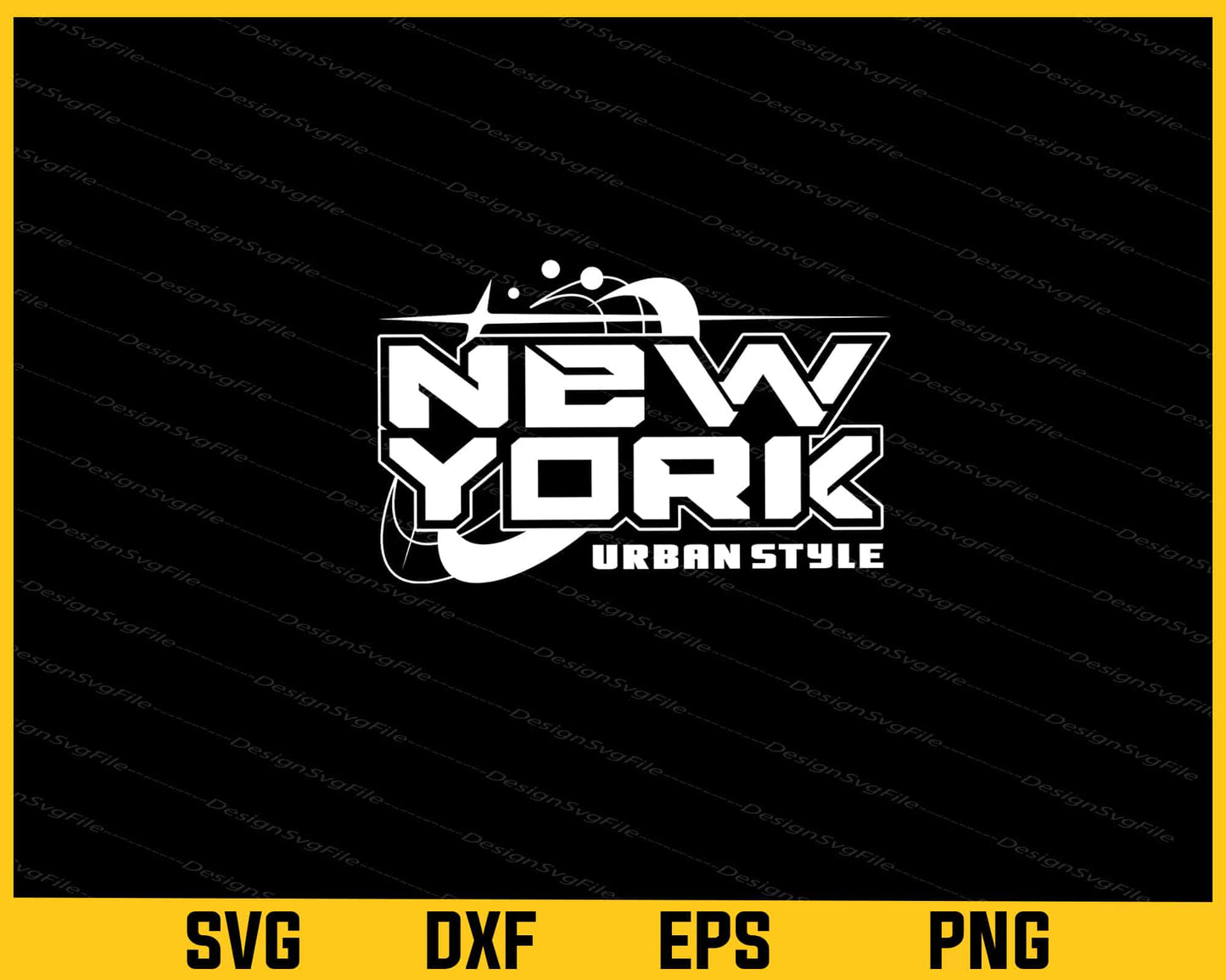 New York America Urban Style Svg Cutting Printable File  - Premium Cutting Files in SVG, PNG & EPS Formats - Premium SVG Cutting Files for Crafts