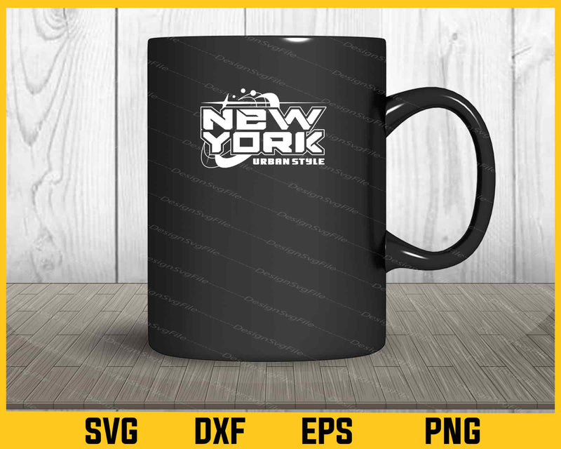 New York America Urban Style Svg Cutting Printable File  - Premium Cutting Files in SVG, PNG & EPS Formats - Premium SVG Cutting Files for Crafts