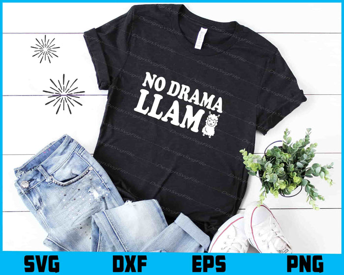 No Drama Llama SVG, Animals PNG