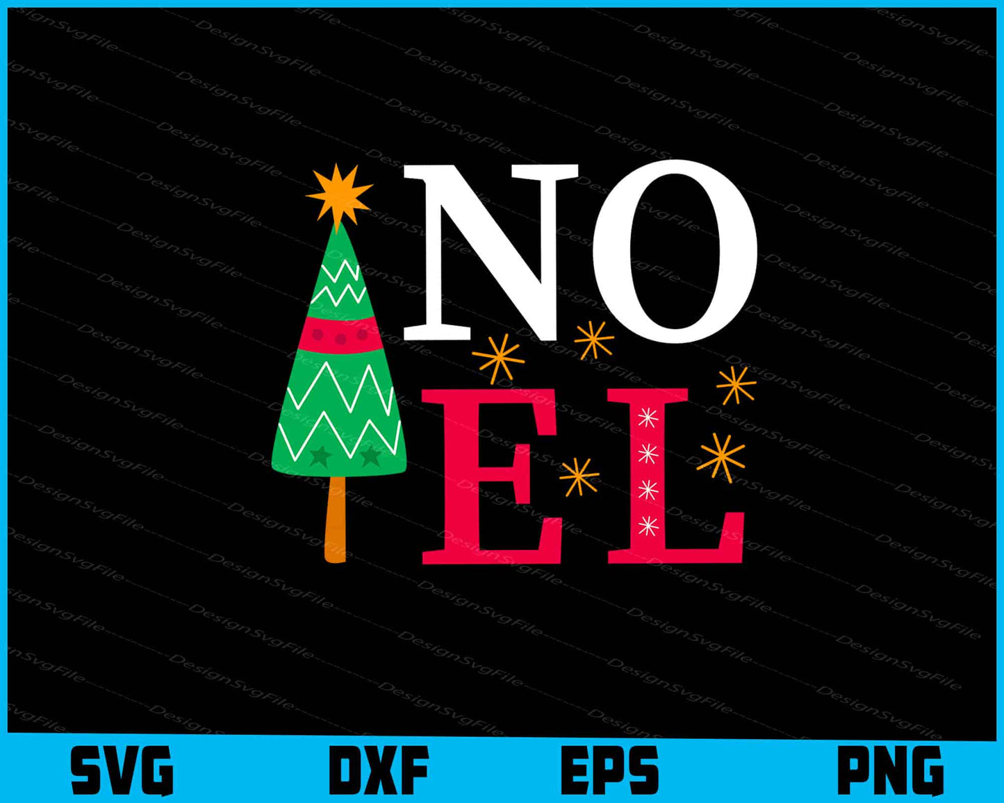 No El Christmas fun Svg Dxf Png For Silhouette, Cut Files  - Premium Cutting Files in SVG, PNG & EPS Formats - Premium SVG Cutting Files for Crafts