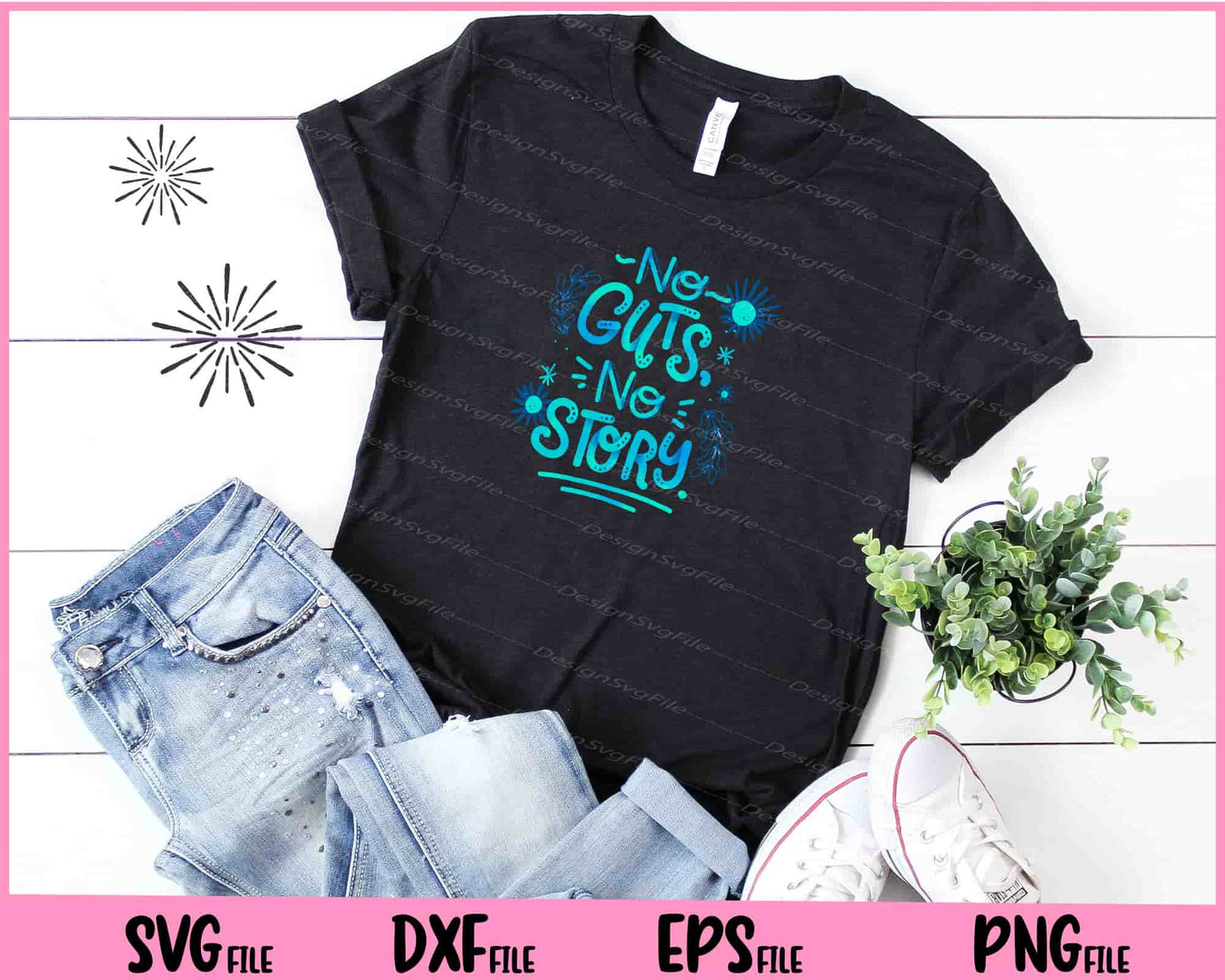 No Guts No Story Baby Shower Svg Cutting Printable Files  - Premium Cutting Files in SVG, PNG & EPS Formats - Premium SVG Cutting Files for Crafts