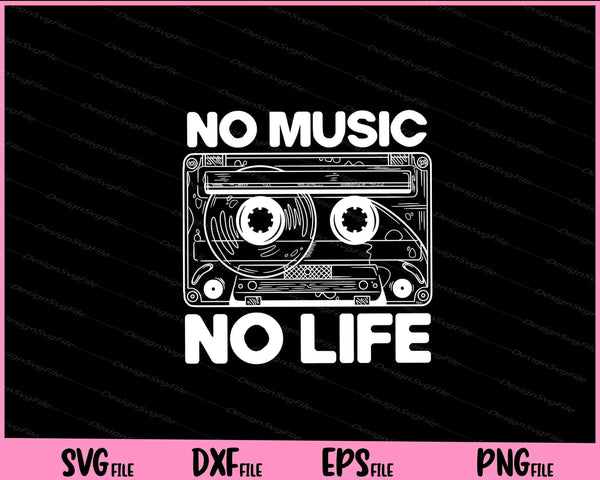 No Music No Life svg