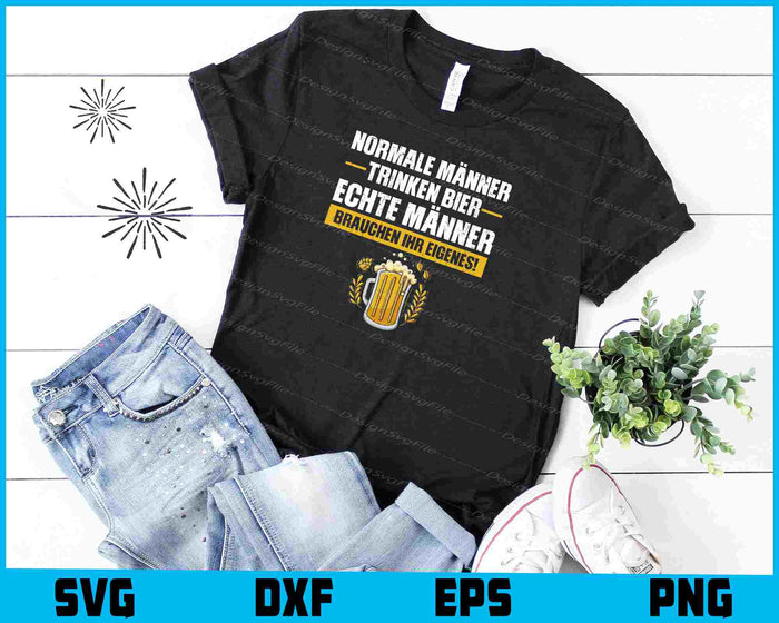 Normale Männer Trinken Bier Echte Männer