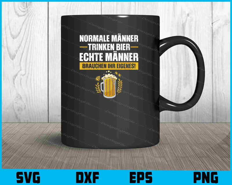 Normale Männer Trinken Bier Echte Männer