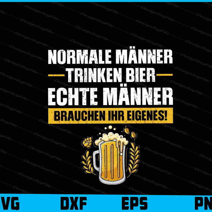 Normale Männer Trinken Bier Echte Männer