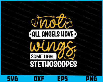 Not All Angels Have Wings Some Have Svg Dxf Png Design File  - Premium Cutting Files in SVG, PNG & EPS Formats - Premium SVG Cutting Files for Crafts