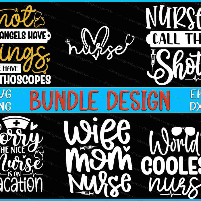 Nurse Bundle SVG Vacation PNG
