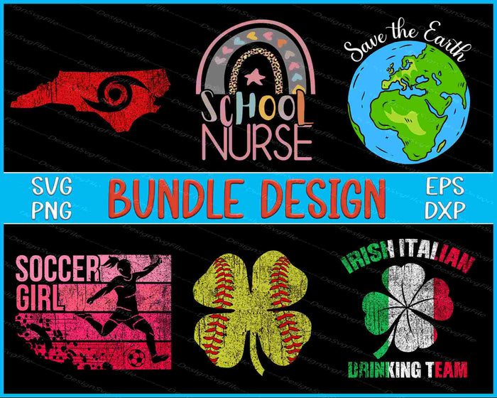 Nurse Bundle SVG, North Carolina PNG