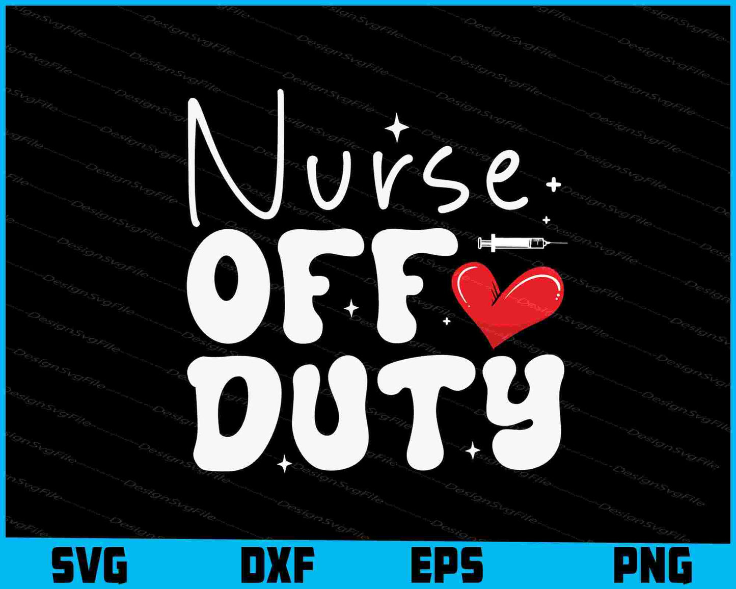 Nurse Off Duty SVG