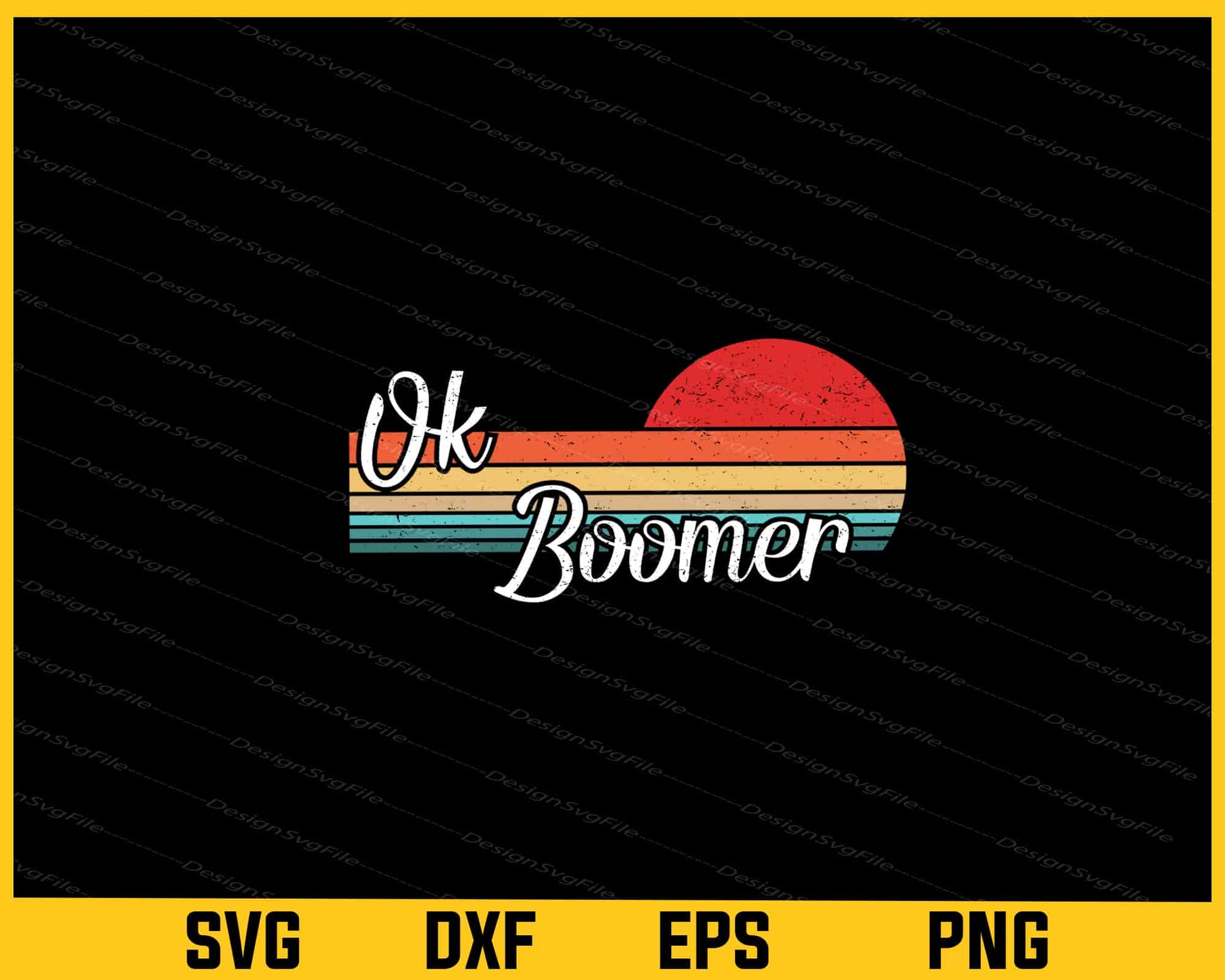 Vintage Ok Boomer Svg Cutting Printable File  - Premium Cutting Files in SVG, PNG & EPS Formats - Premium SVG Cutting Files for Crafts