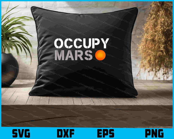 Occupy Mars SVG, Astronomy Space PNG