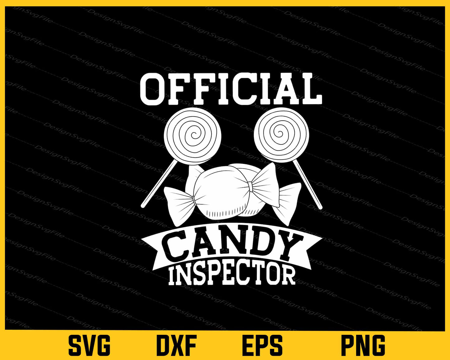 Official Candy Inspector Happy Halloween Svg Cutting Printable File  - Premium Cutting Files in SVG, PNG & EPS Formats - Premium SVG Cutting Files for Crafts