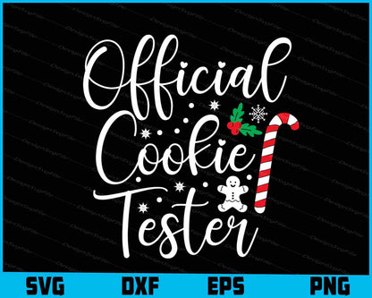 Official Cookie Tester Christmas