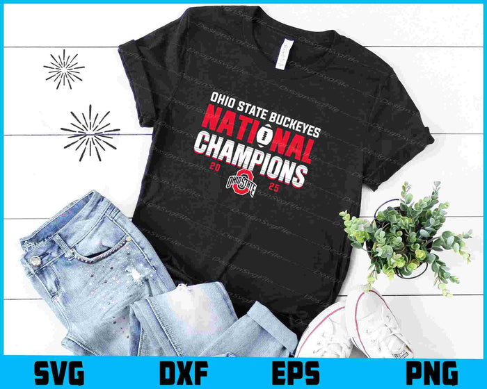 Ohio State Buckeyes National Champions SVG