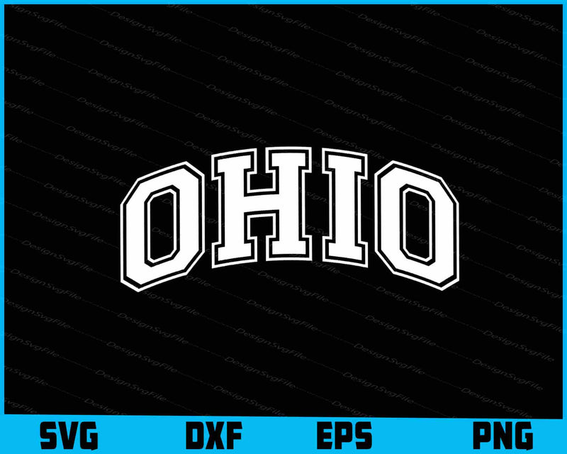 Ohio Vintage Columbus Ohio SVG