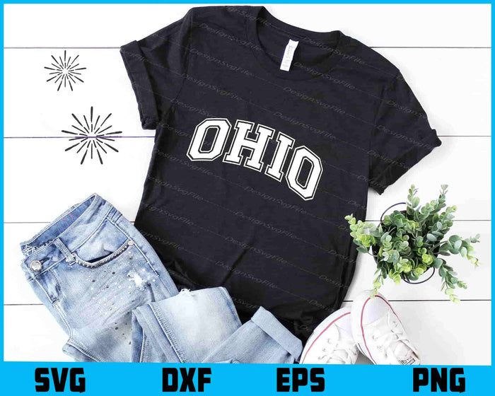 Ohio Vintage Columbus Ohio SVG