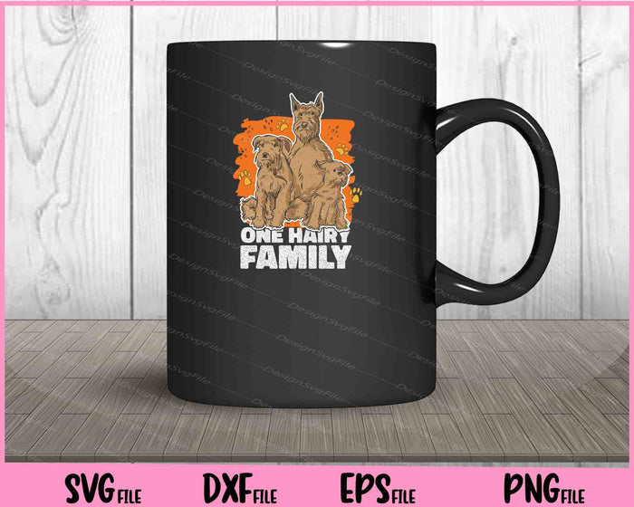 One Hairy Dog Family Cute Animal Svg Cutting Printable Files  - Premium Cutting Files in SVG, PNG & EPS Formats - Premium SVG Cutting Files for Crafts