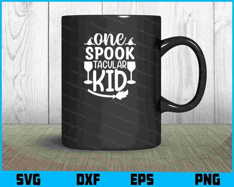 One Spook Tacular Kid Svg Cutting Printable File  - Premium Cutting Files in SVG, PNG & EPS Formats - Premium SVG Cutting Files for Crafts