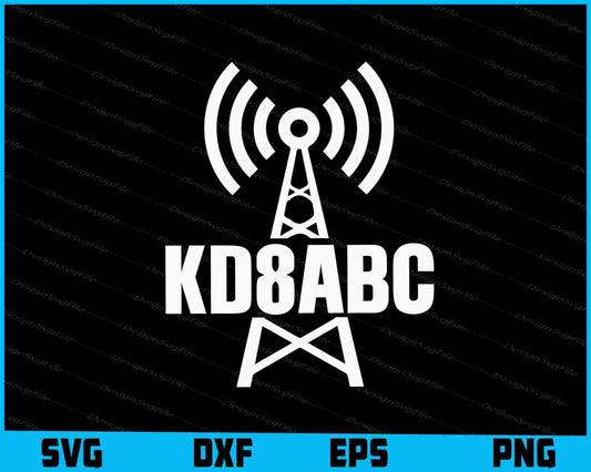 Operator KD8ABC Amateur Radio SVG