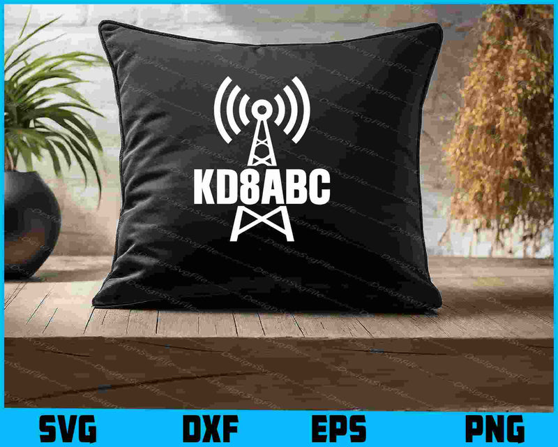 Operator KD8ABC Amateur Radio SVG