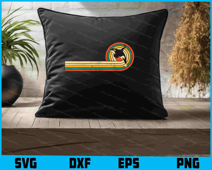 Orca Shirt Retro Style Killer Whale SVG