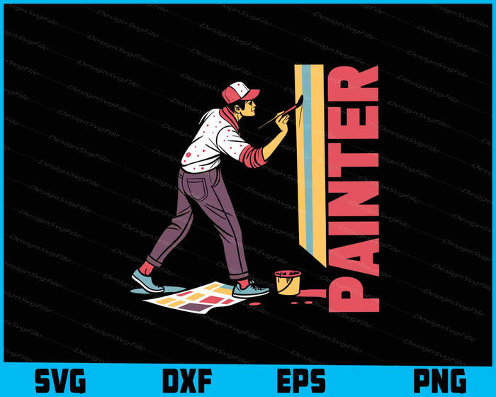 Painter Painting Paint Brush Roller Tool SVG