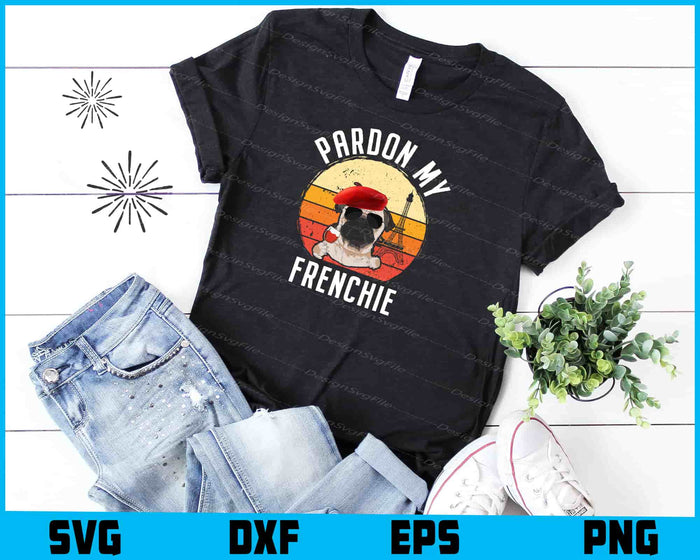 Pardon My Frenchie Bulldog SVG