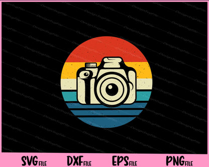 Photography Vintage Svg Cutting Printable Files  - Premium Cutting Files in SVG, PNG & EPS Formats - Premium SVG Cutting Files for Crafts