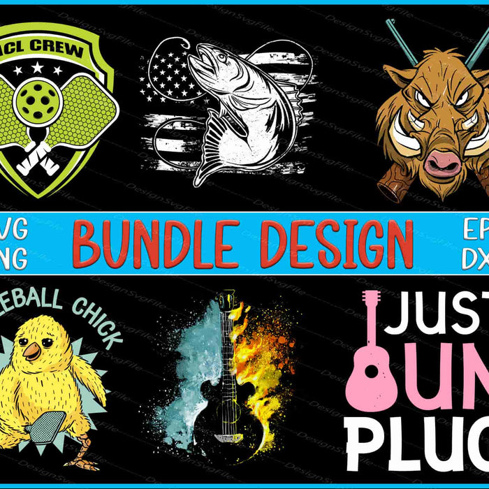 Collection of graphic designs with text overlay on a black background