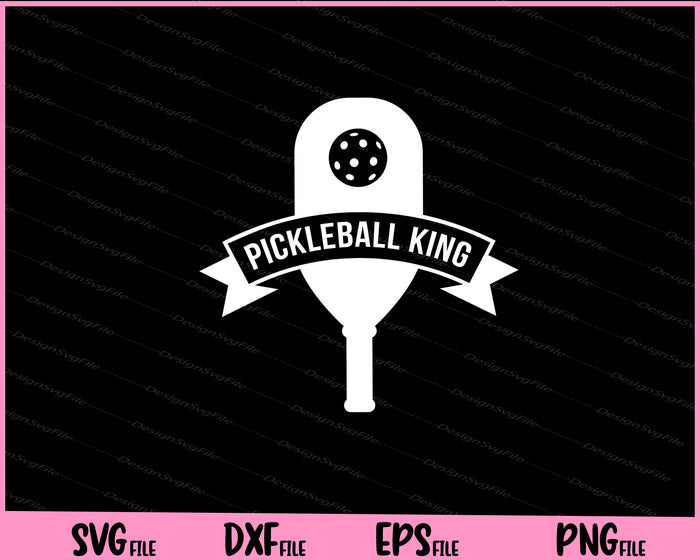 Collection of pickleball-themed graphics and text on a black background